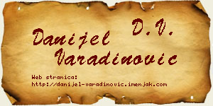 Danijel Varadinović vizit kartica